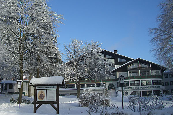 winterliche Frontansicht